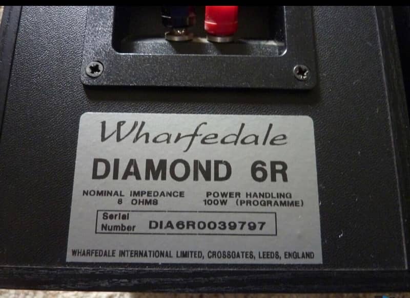 Wharfedale Diamond 6R Speakers in Excellent Condition 3
