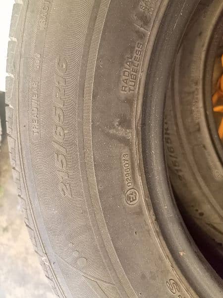 16 number k tyre hen import from UAE 2