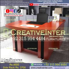 Office Ceo table L shepe all desk work study chair sofa set shop home