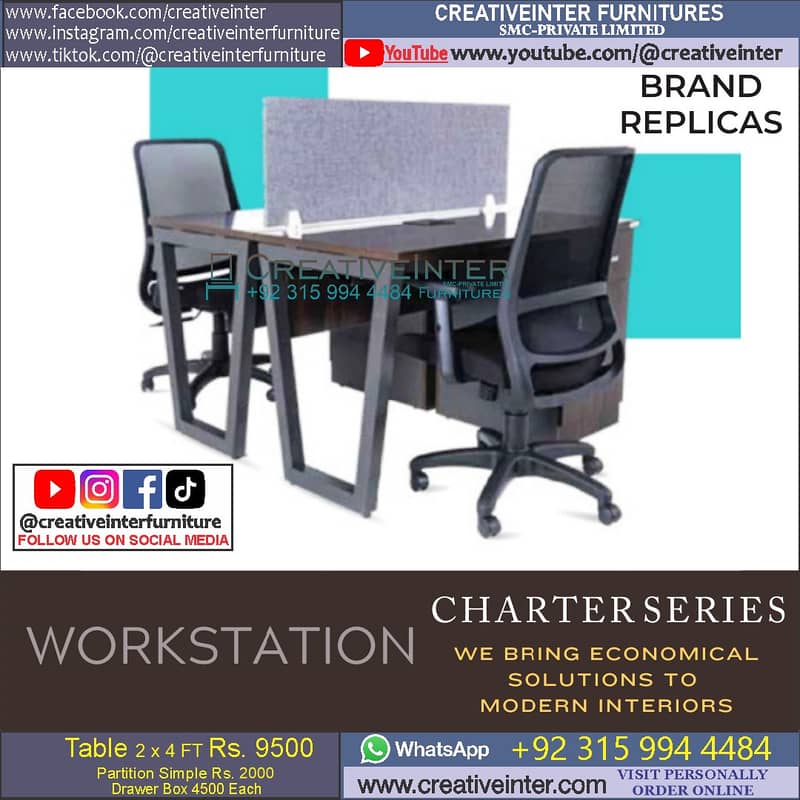 Call Center Office Table Workstation Meeting Desk Counter 7