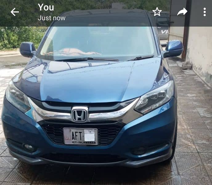 Honda Vezel X 2015/17 Blue colour for sale 3