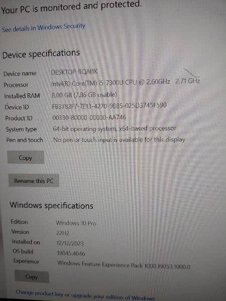 Dell Latitude 7480 Touchscreen  7th gen 6