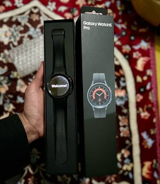 Samsung Galaxy Watch 5 Pro Black Titanium 45mm Full Box 1