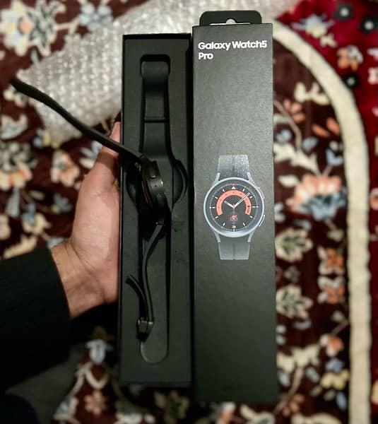 Samsung Galaxy Watch 5 Pro Black Titanium 45mm Full Box 6