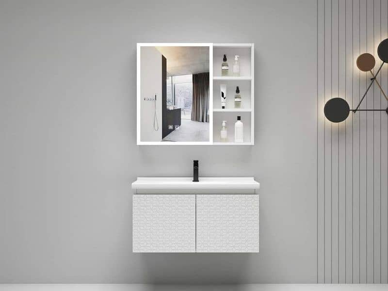 PVC vanity and looking mirror 5