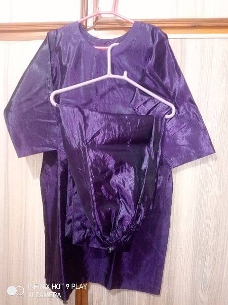 Little kids clothes, trouser, shirt with a gown. 2