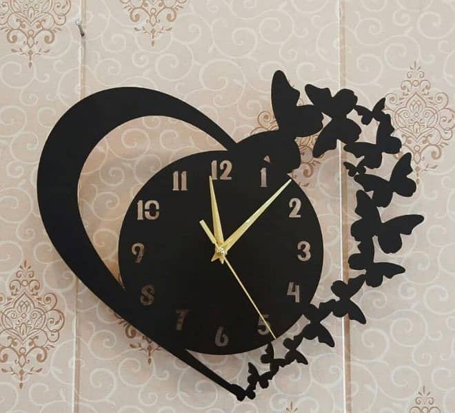 Heart wall clock available at low price with good quality 2