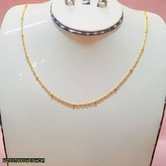 luxury Gold Plated Chain necklace