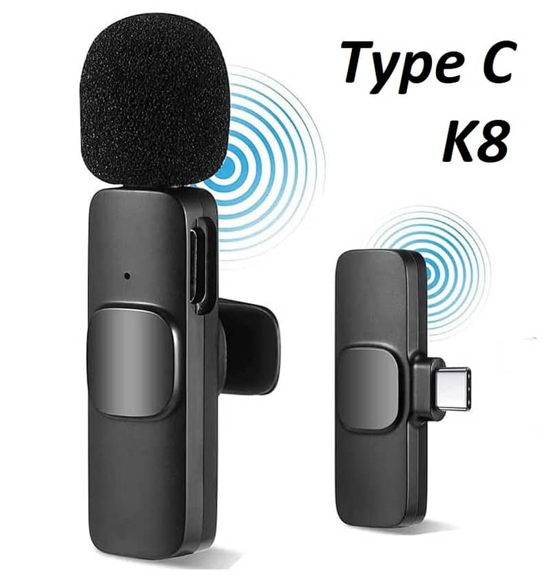 K8 K9 K11 K35 Android Iphone Type C 3.5mm Ios wireless Single Dual mic 0