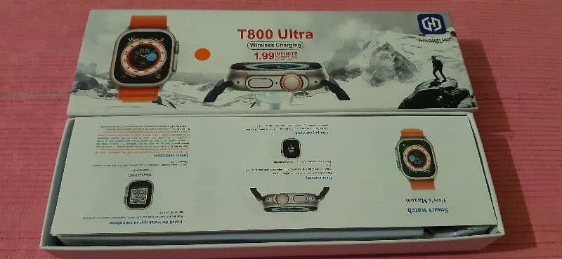 t800 ultra smart watch wireless charger 5