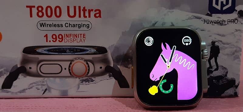 t800 ultra smart watch wireless charger 10