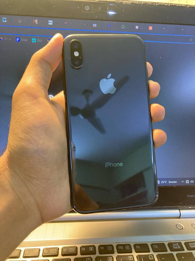 iPhone X | 64 gb | PTA approved | Box | Gray |10/10 condition 1