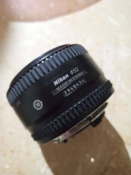 Nikkor DSLR Prime 50MM F 1.8 D Auto Focus Lens 2