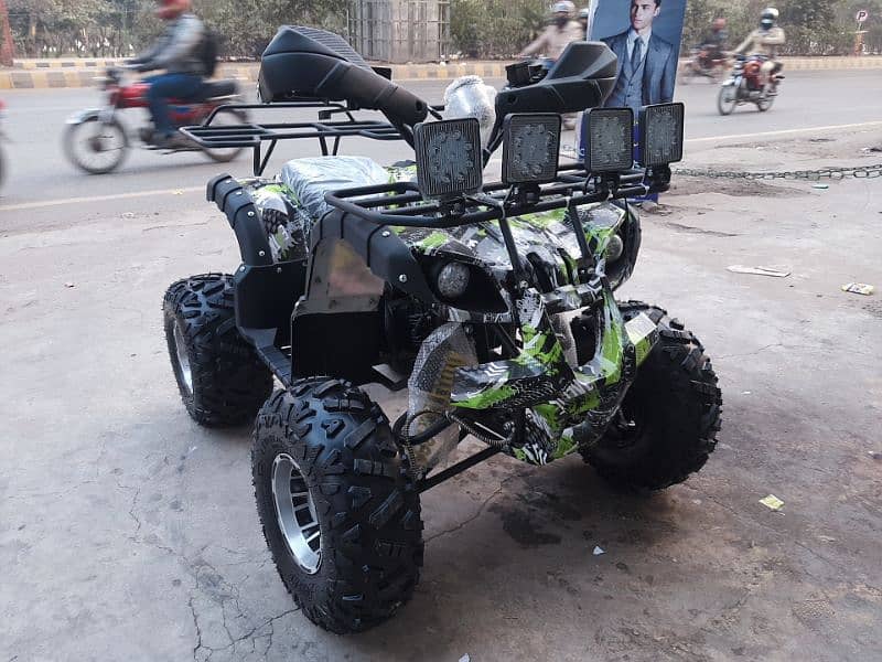 reverse gear 125cc jeep quad at 4 wheels delivery all Pakistan 2