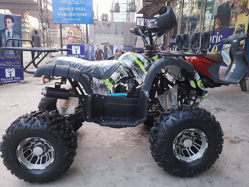 reverse gear 125cc jeep quad at 4 wheels delivery all Pakistan 1