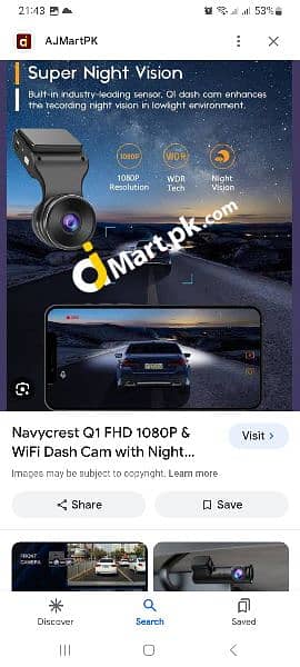 Dashcam NAVYCREST Q1 6