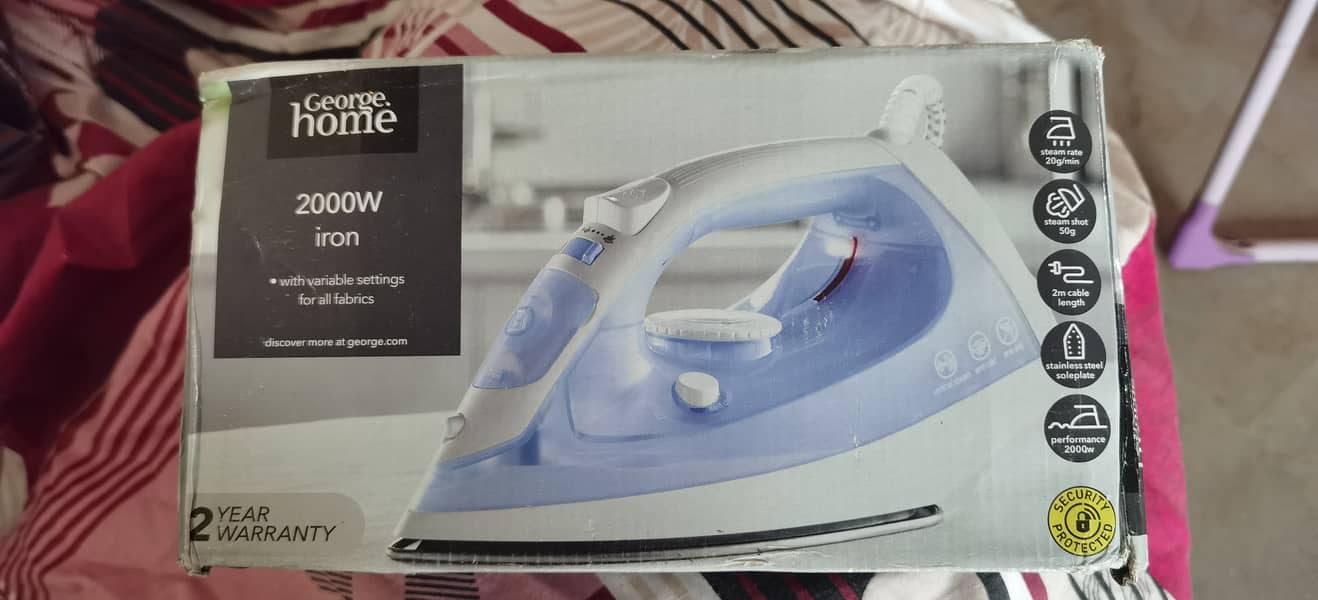 George home steam iron For Sale 6