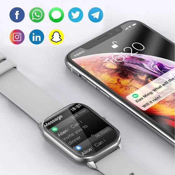 Colmi c61 Waterproof Calling SmartWatch 1.9 inch AMOLED 7 days battery 4