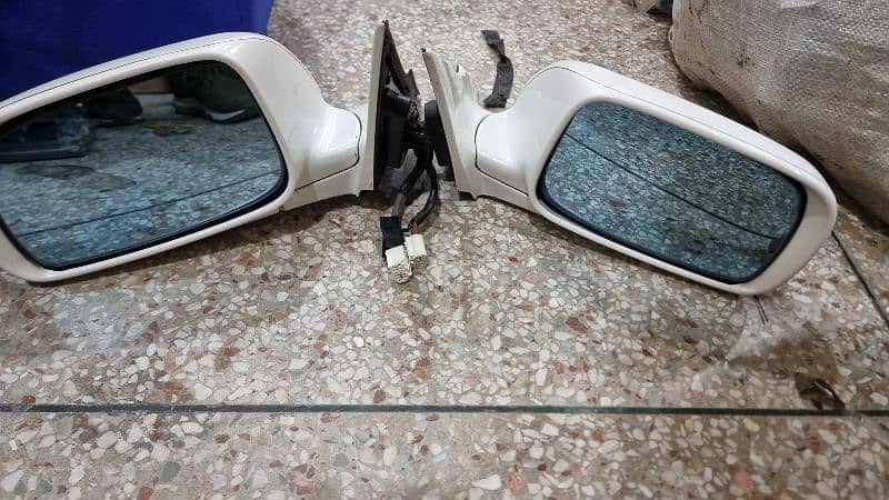 Toyota  Mark x Genuine Side Mirrors blue shade Japense 0