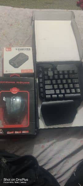 Gaming mouse keyboard device attached with mobile 03139751900 2