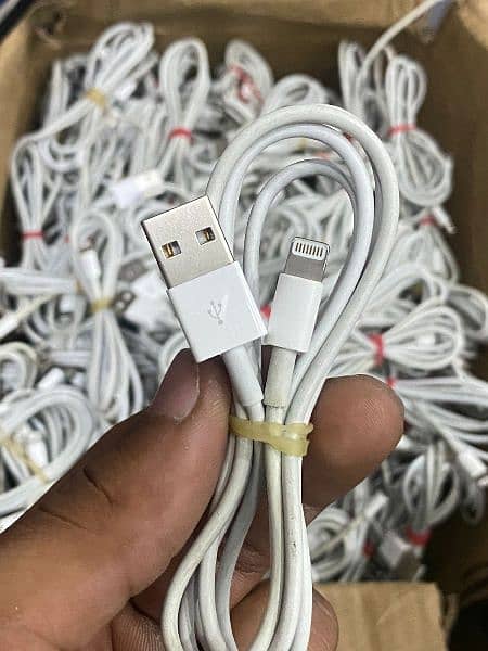 apple 100%  5w 12w 18w 20w charger adapter pd cable lightning handfree 15