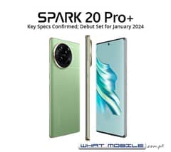 Tecno Spark 20 Pro+  Box Packed With 1 Year OFFICIAL Warranty