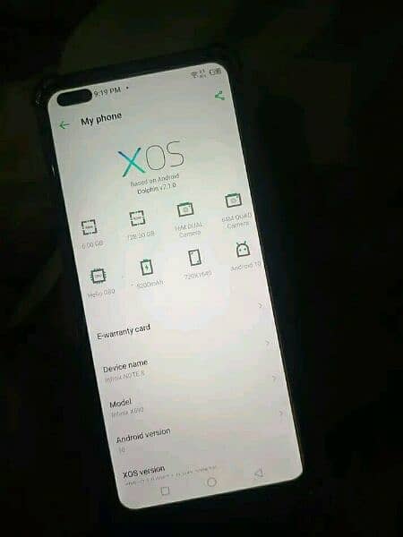 infinix note 8i 6gb ram 128gb rom pta approved 10/9 condition with box 2