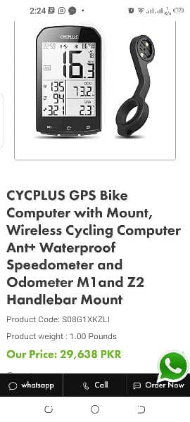 Cycplus M1 Cycling Gps Bicycle Speedometer Wireless 3