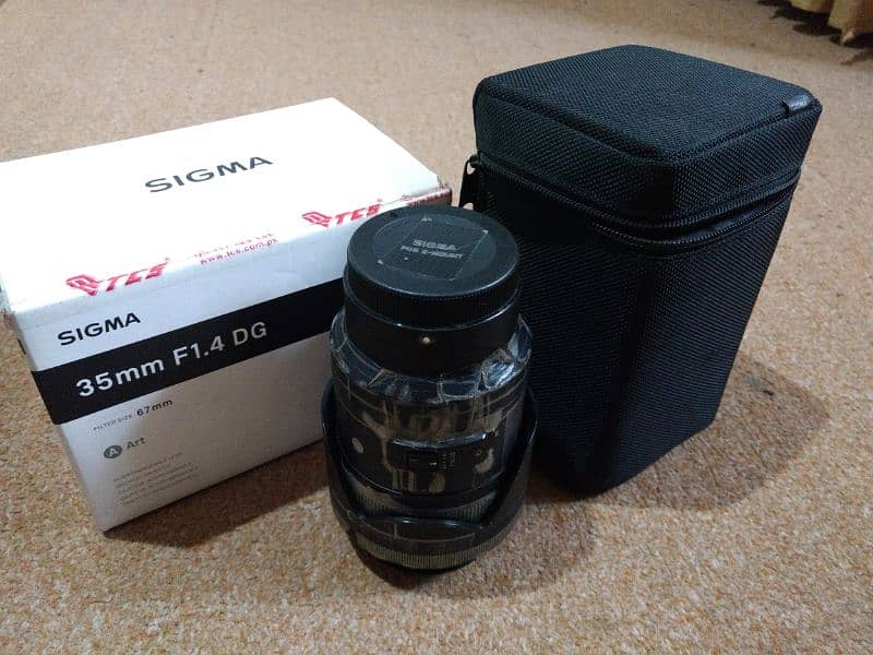 Sony a7iii body Sigma art 35mm1.4 DG with Box 1