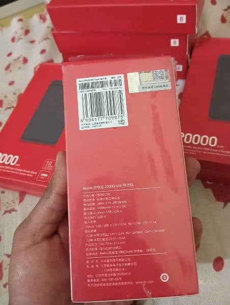 Redmi Official 20,000 mAh fast charging Power Bank 6