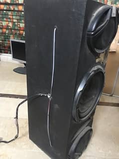 Imported Subwoofer and Speakers with Amplifier