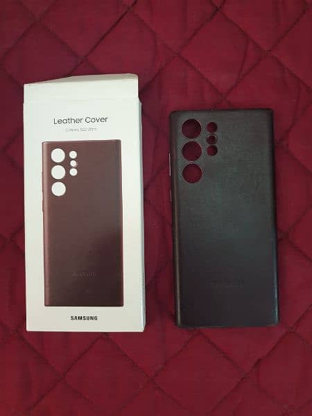 Official Leather Cover (S22 Ultra) 0