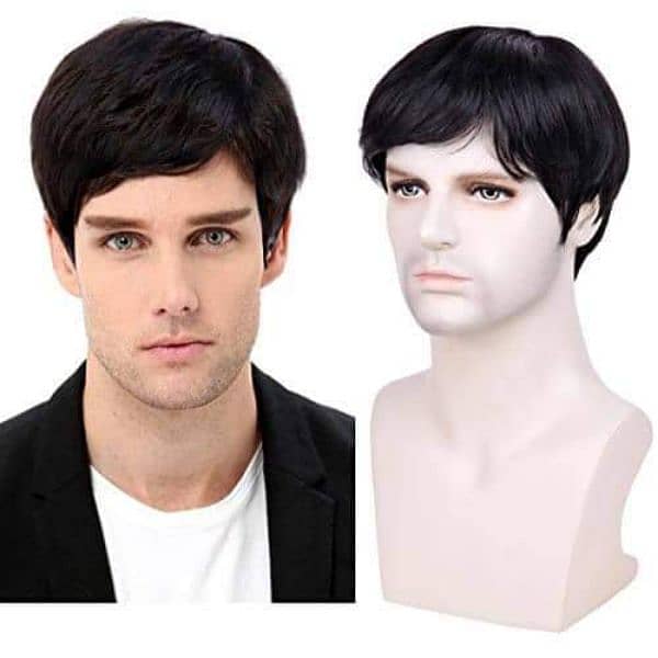 Men wig imported quality hair patch _hair unit(0'3'0'6'4'2'3'9'1'0'1) 0