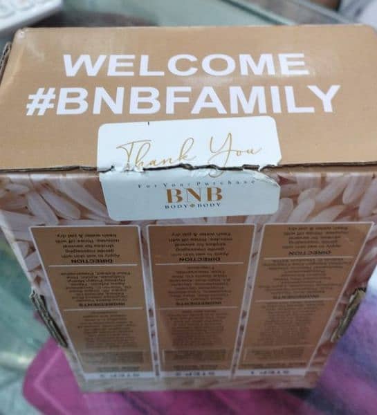 Bnb Whitening Rice Extract Bright & Glow Kit (with Box) 2