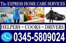 PROFESSIONAL COOK MAID DRIVER COUPLE ATTENDED