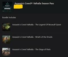 PC and XBOX Assassins Creed Valhalla WITH DLC