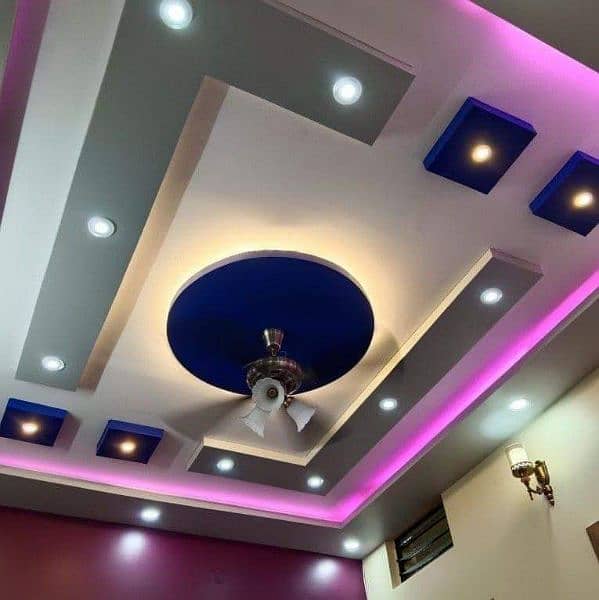 pop false ceiling /Gypsum board ceiling/Roof ceiling 0