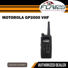Motorola GP2000 V_H_F Handheld Walkie-Talkie - Single Unit