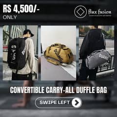 DAUNG Convertible Carry-All Duffle Bag 0