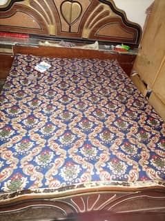 Dubble Bed in 8/10 condition With Spring Matres 8/10 Condi Urgent Sale 0