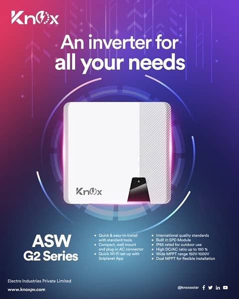 knox G2 10kw Pv15000 5Years warranty world most powerful inverter 1