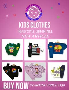 Track Suits | Kids Clothes | Readymade | Baby Suits (NEW ARTICLE)