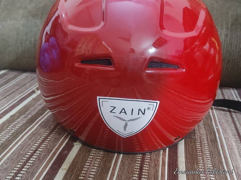 Open Face Helmet With Shed Red Stylish Good Condition Free Delivery 5