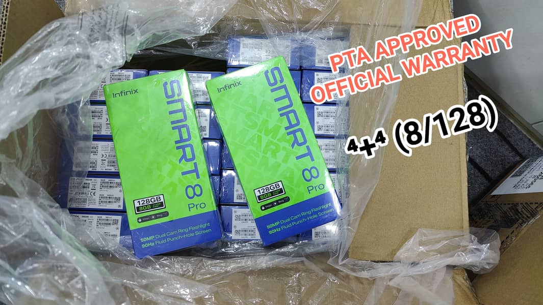 INFINIX SMART 8 PRO BOX PACK PTA APPROVE ZERO 30 NOTE 30 NOTE 40 PRO 0