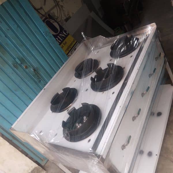 chinese stove size 36x54 inches 5 burners stainless Steel 0