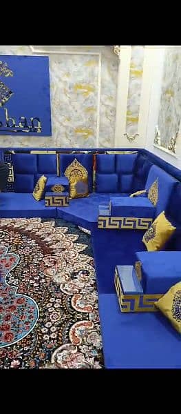 majlis sofa/Arabic Majlis/Arbi Sofa/ running foot 03044333349 3