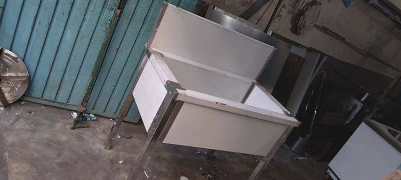washing sink size 24x48 double tub stainless Steel 4