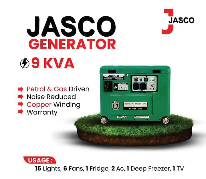 jasco power Generators from 1kva to 40KVA 5