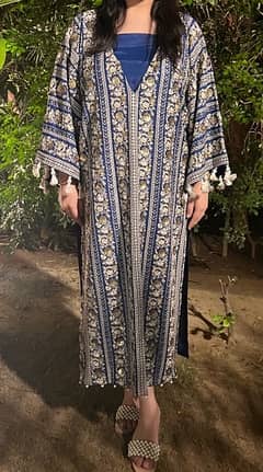 Ethnic Sequence Kaftan Suit