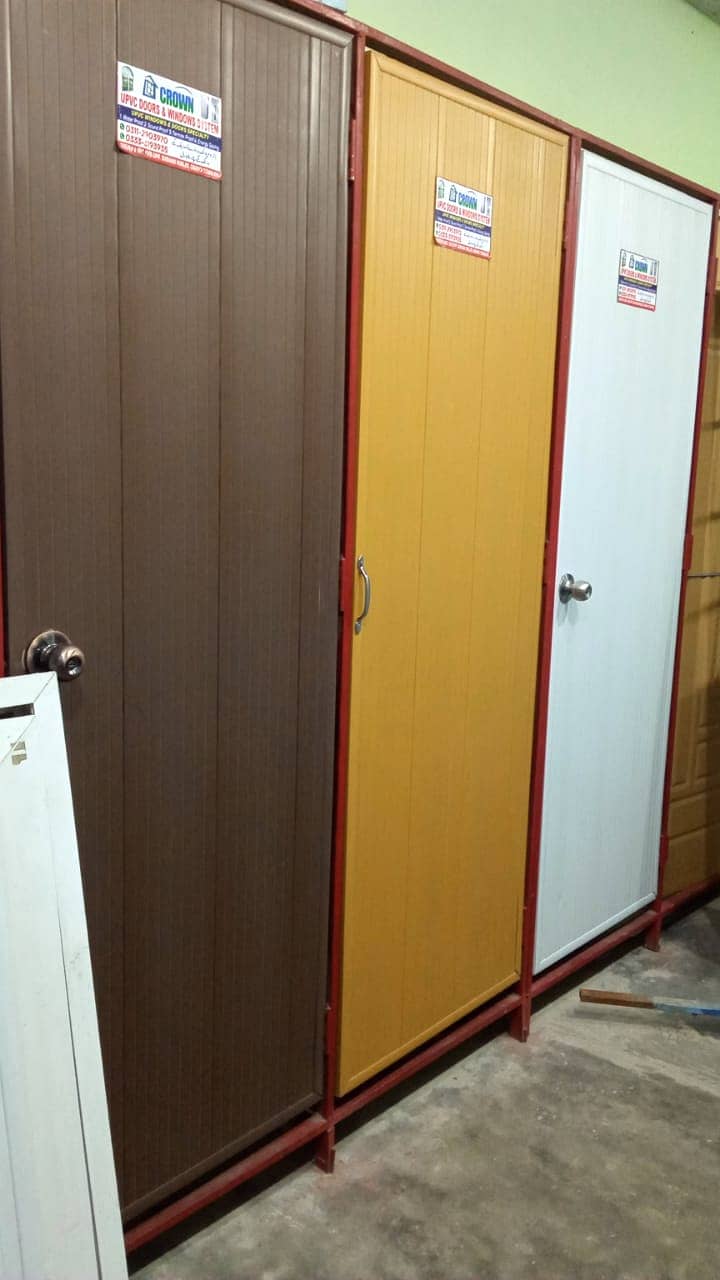bathroom doors/PVC Doors/PVC windows/UPVC Doors/office doors 4